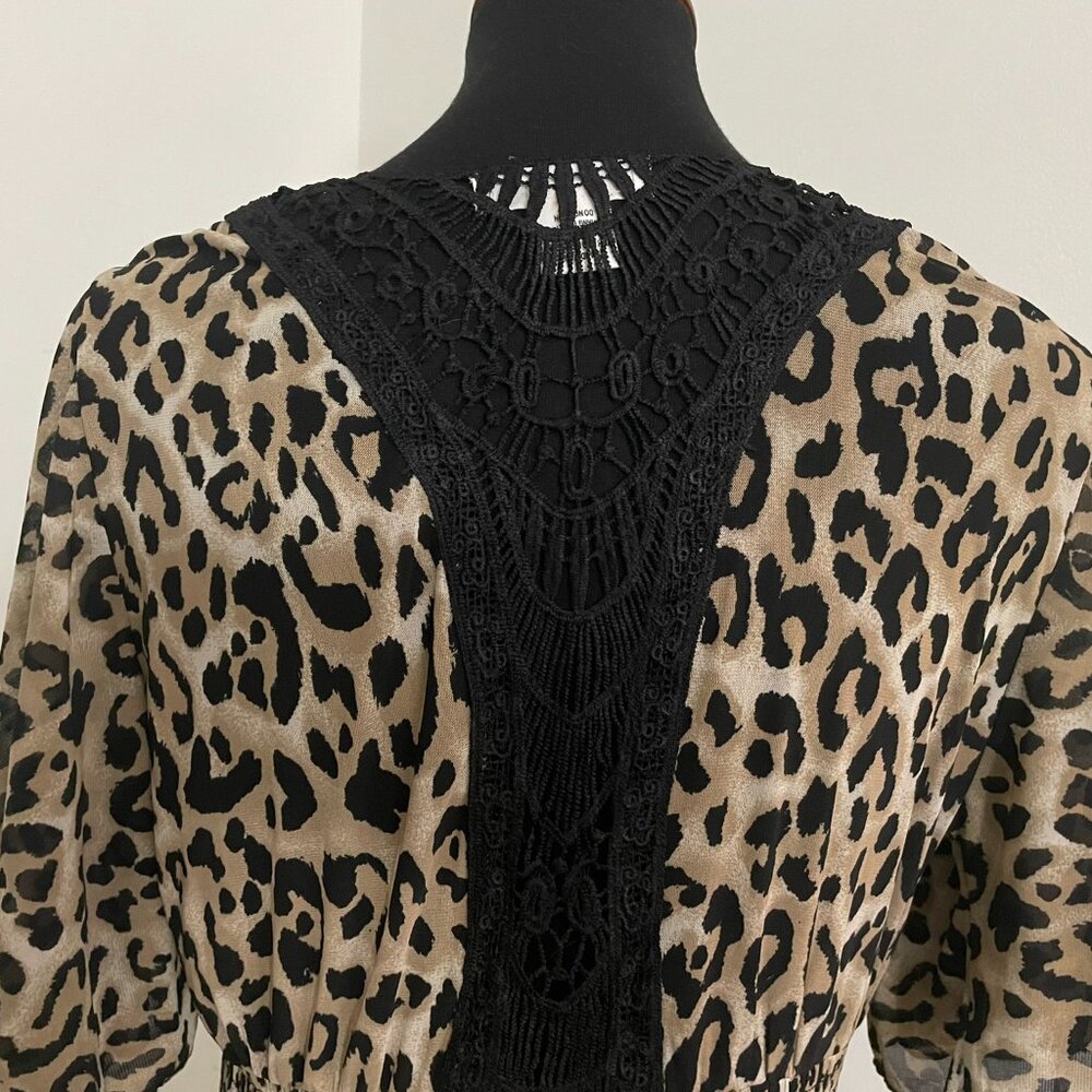 Leopard Cardigan/Duster - Picture 3 of 3